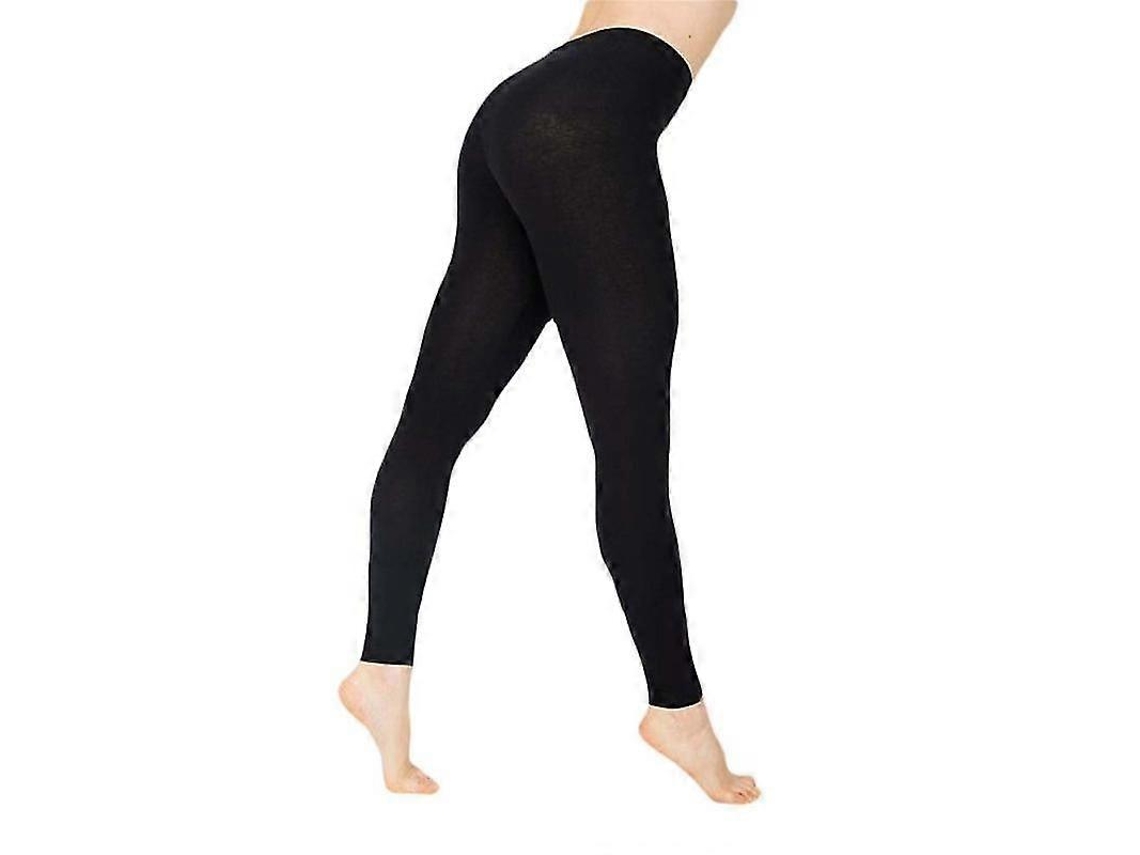 Mulheres Calças Leggings Slim De Alta Cintura Elásticas De Cor Única