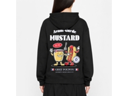 Rockinstone Keen As Mustard Black Hoodie Unique Designer Style