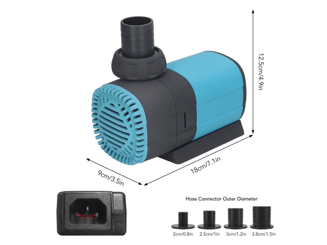 Bomba Submersível Laxiscreed 90w Com Cabeça De 6 Metros Para Uso Doméstico Ou Jardim