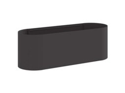 Vidaxl Cama De Jardim Elevada Preto 120 X 40 X 40 Cm Aço