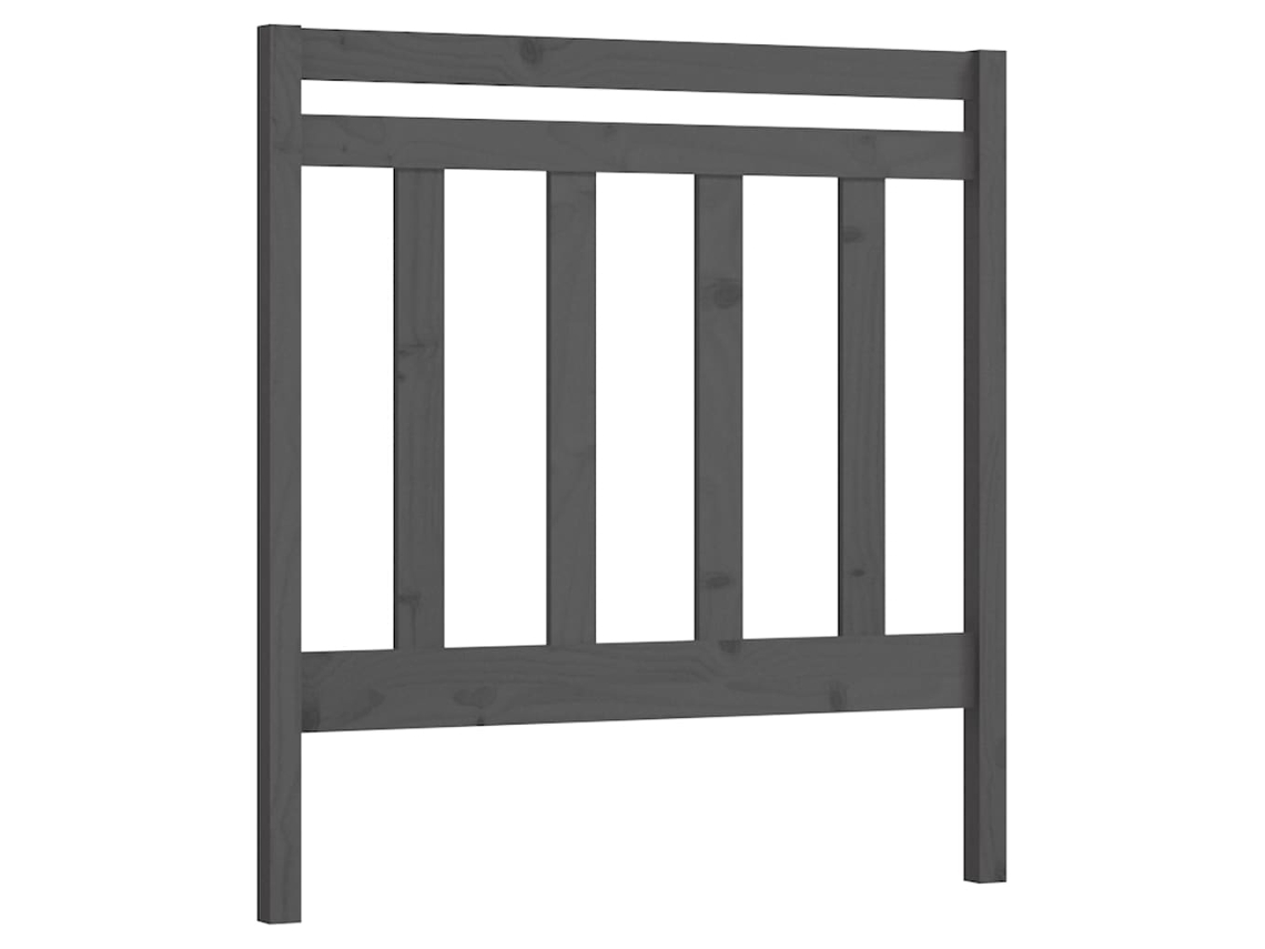 Cabeceira 96x4x100 Cm Pinho Maciço Cinzento MAISON EXCLUSIVE