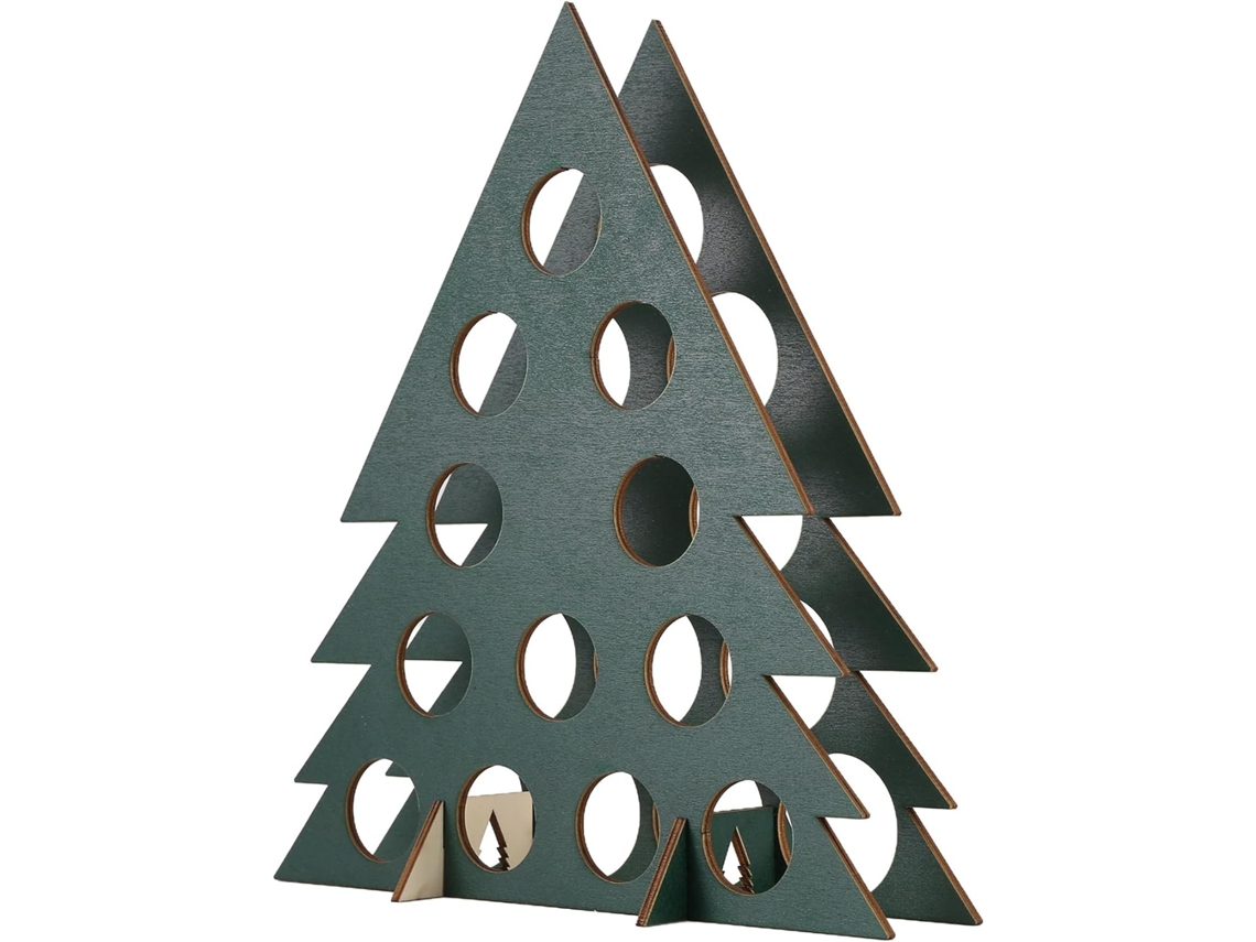 Calendário SFUSHOS | do Advento, Árvore de Natal, Mini Porta Bebidas