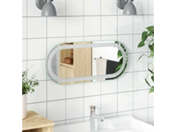 Vidaxl Espelho De Casa De Banho Com Luzes Led Oval 60x25 Cm