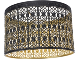 Abajur De Ferro Com Design Moderno Europeu, Cúpula Cilíndrica Vazada Para Lâmpada, Decoração Para Sala De Estar.