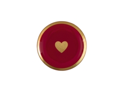 Piatto Decorativo Gift Company Herz Love Plates Vetro Ø 13 Cm