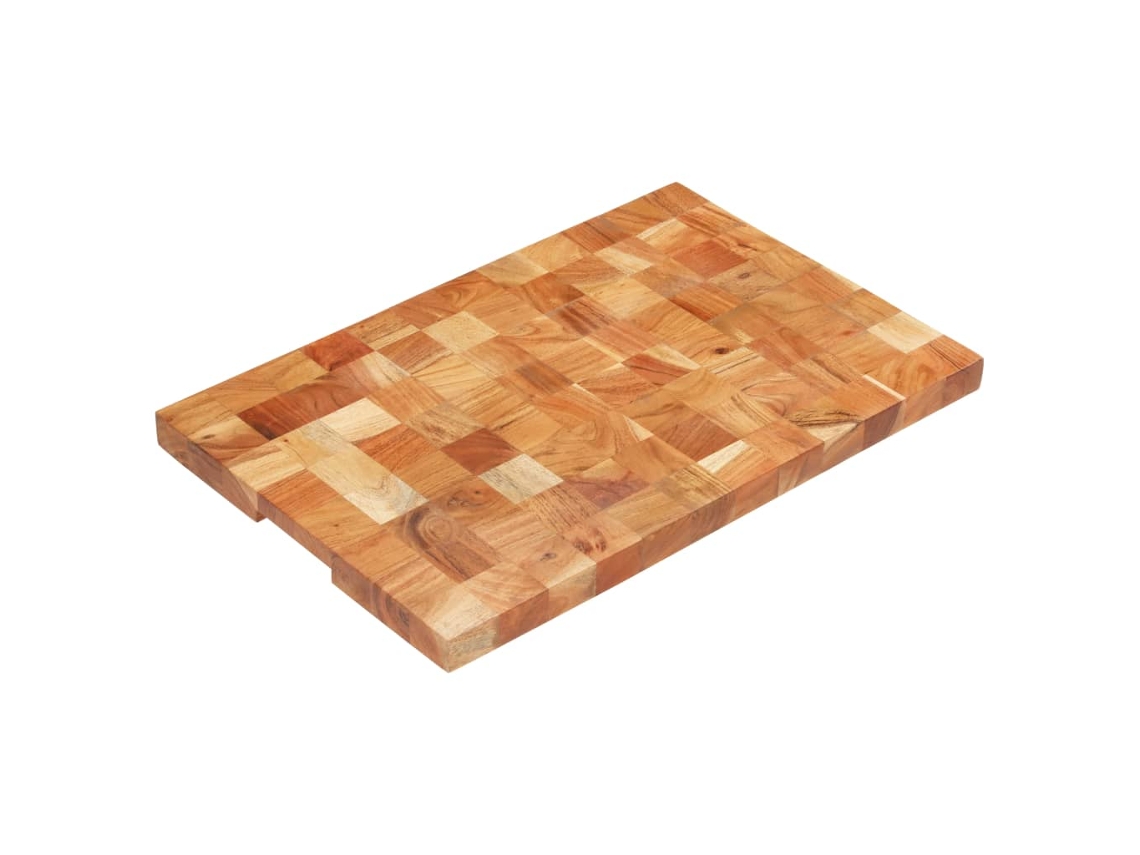 Chopping Board, Chopping Boards Vidaxl Marrom Madeira De Acácia (60 X 40 X 3.8 Cm)