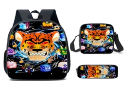 Lurelia Mochila Escolar, Grande Capacidade, Com Alça, Design Animado