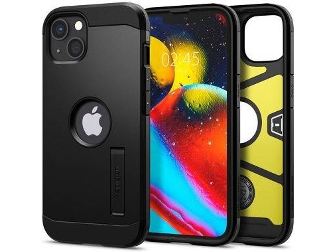 Capa Apple iPhone 13 SPIGEN Rígida 70 Preto