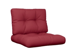 Pallet Cushion, Pallet Cushions Vidaxl Vermelho Tecido (50 X 50 X 12 Cm)