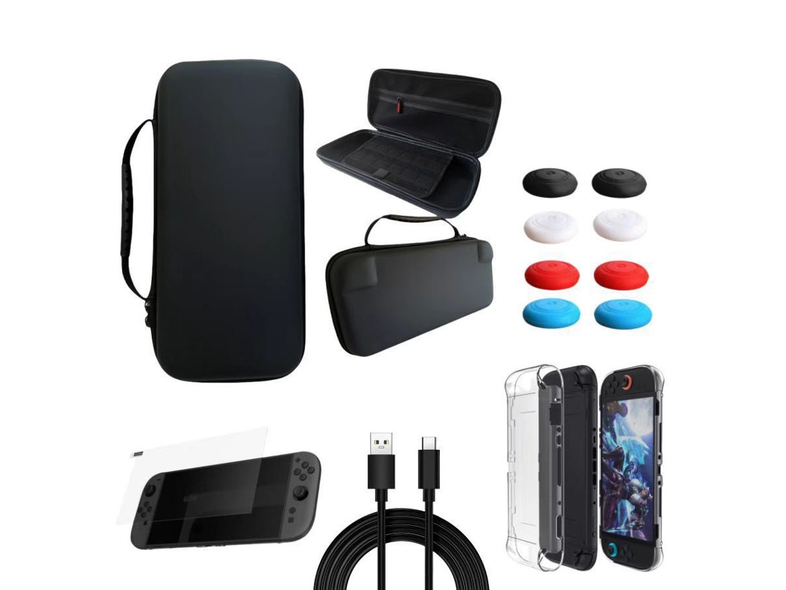 Adequado Bolsa De Armazenamento Para Switch2 Caixa De Armazenamento Portátil Com Capa Rígida Para Joystick, Vidro Temperado E Capa Protetora Cuich