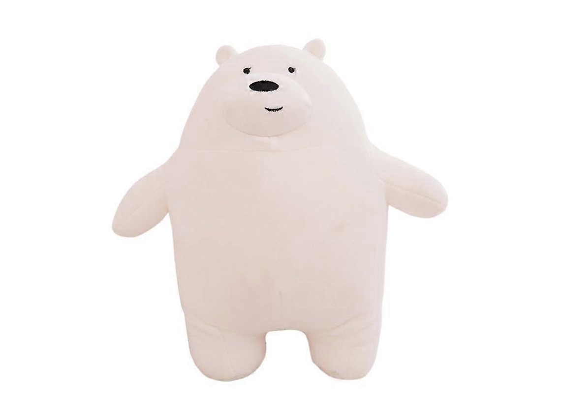 Urso Branco De Pelúcia Em Pé, Macio, Para Abraços E Presente
