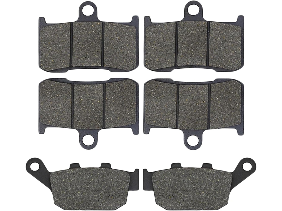 Pastilhas de Freio Universais Dianteiras e Traseiras para Motocicletas Z800 Material Semimetálico Avançado: