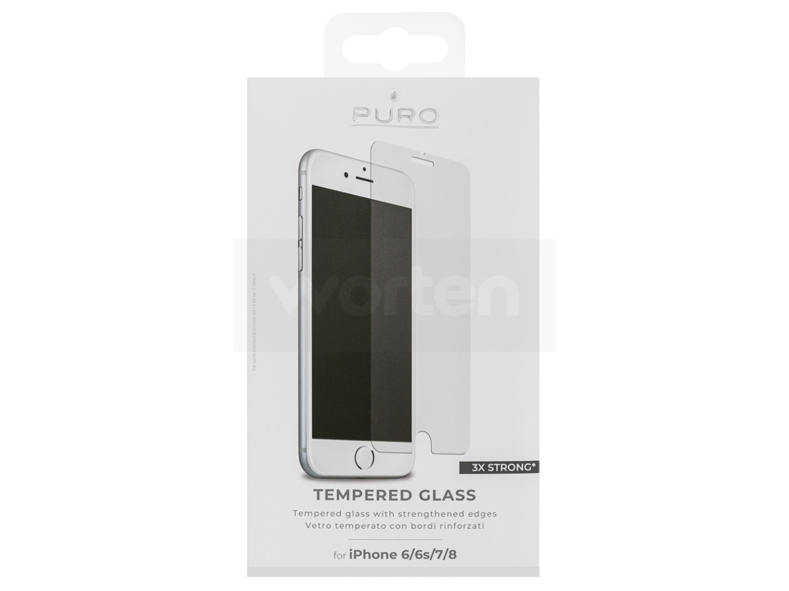 Pelicula de Vidro PURO iPhone 6«iPhone 6s«iPhone 7«iPhone 8