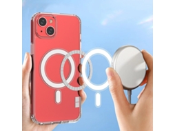 Capa Magsafe para iPhone 15 Plus GENERIC Magnética Transparente