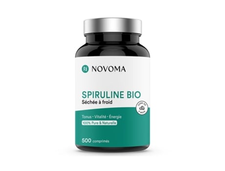 Spirulina Biológica Novoma (500 Cápsulas)