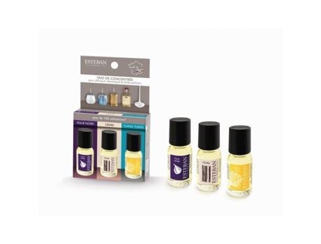 Set 3 Perfumes Concentrados De Óleo Refrescante 15ml Figue Noire Cedre Ylang Ylang Aromatizadores De Ambientes Esteban