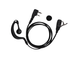 Fone De Ouvido Headset Portátil Walkie Talkie Hd Com Redução De Ruído Preto 120cm K Head
