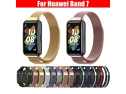 Pulseira De Metal Mordely Para Huawei Band 7, Dourada.