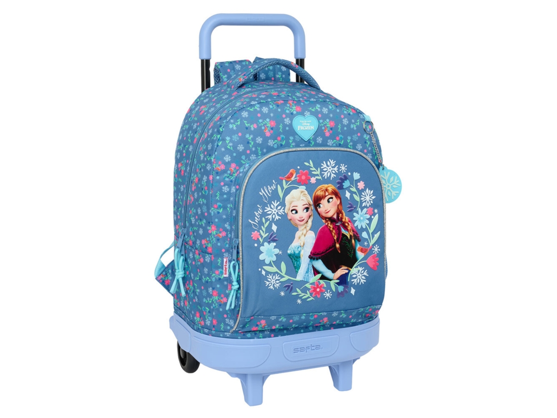 Mochila Escolar Frozen, Azul
