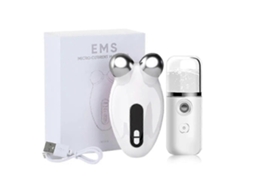 Massageador Facial Ems com Microcorrente para Lifting Facial, Aparelho Antirrugas do Queixo, Massage Ador de GOKOCO
