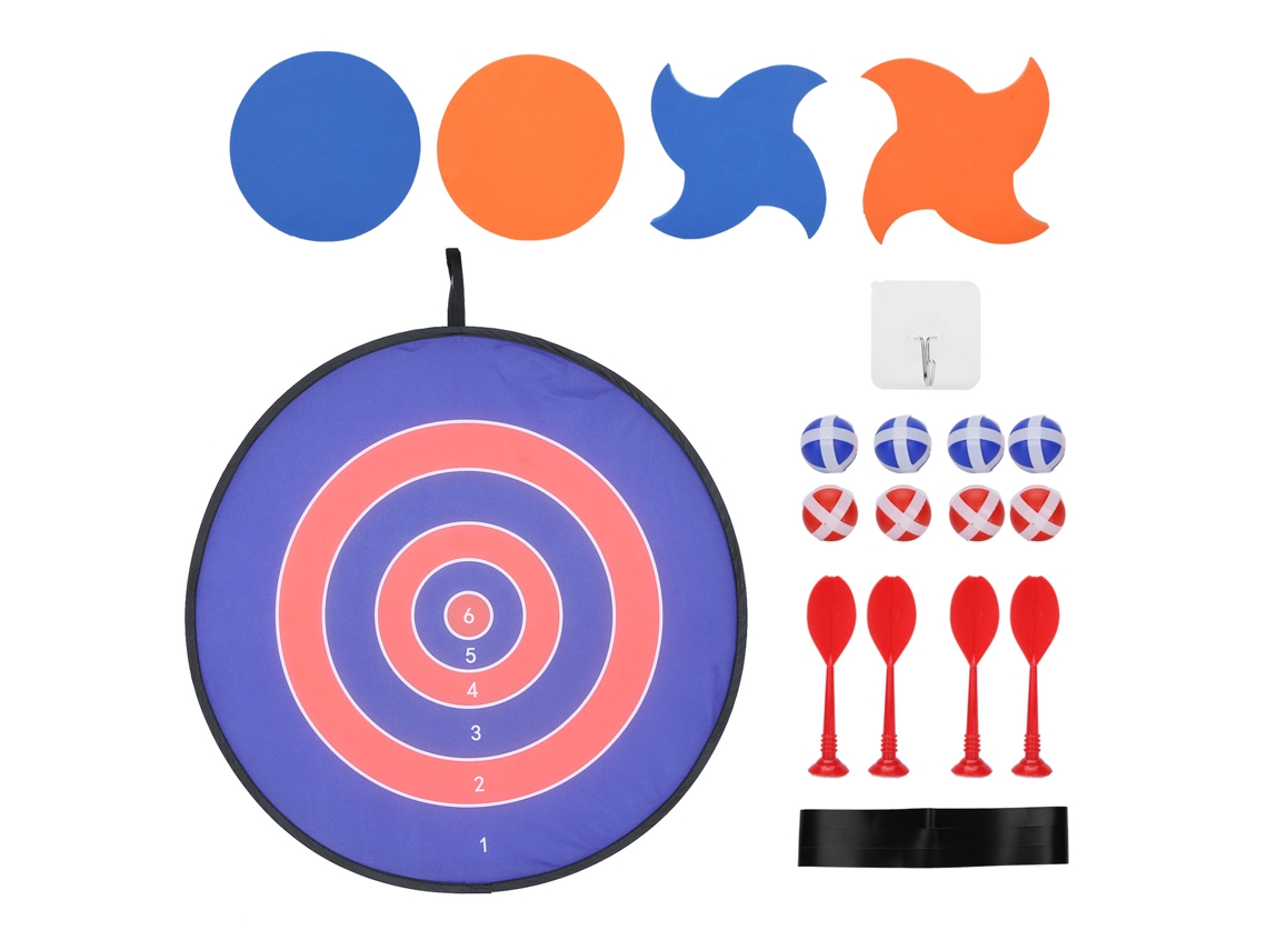 Primerox jogo de Dardos para Crianças Toddler Tabuleiro Duas Faces Brinquedo Presente Indoor Outdoor 74cm