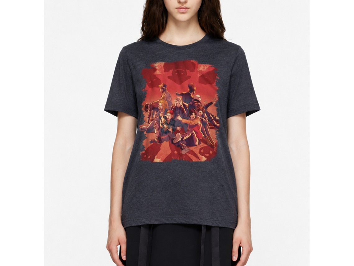 Rockinstone Bill And Ted Shadows Heather Navy Adult T-shirt Size:xxl