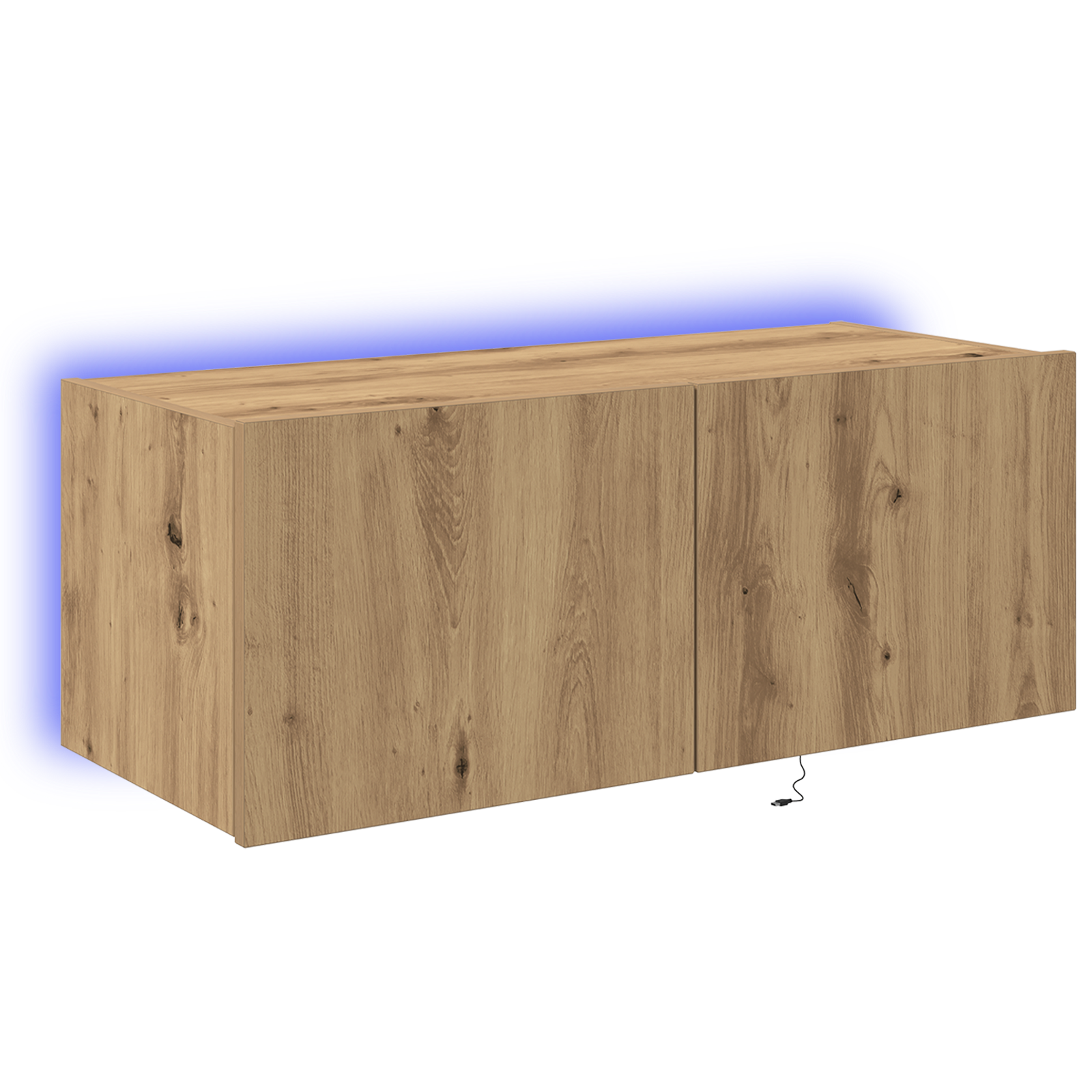 Conjunto 1 Gabinete Para Tv Vidaxl Castanho Derivados De Madeira (80 X 35 X 31 Cm)