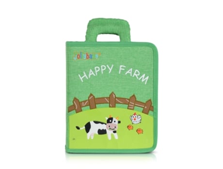 Mochila Para Livros Da Família Ontessori Happy Farm 2103168 Jolly Baby Jolly Baby