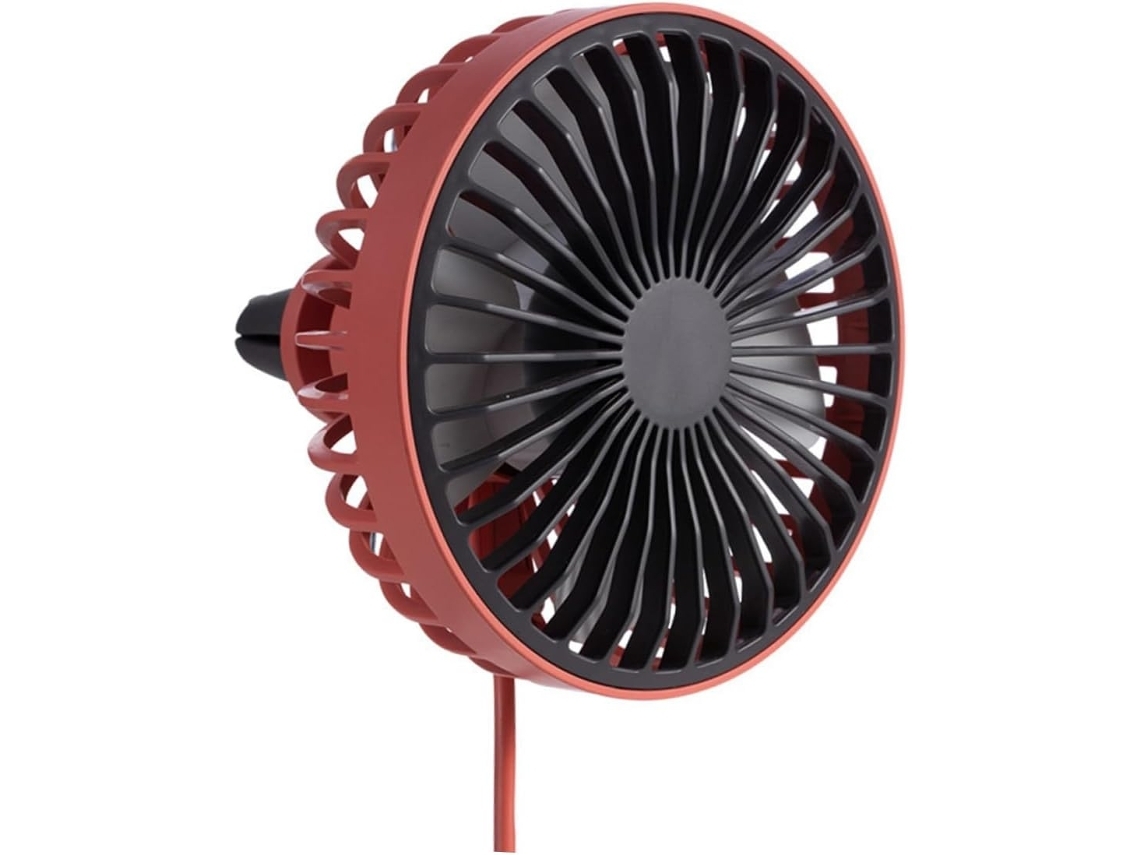 Ventilador Usb Compacto E Eficiente Para Carro Pretyzoom Com Plugue Ac
