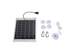 Umidificador Água Líquida 20W Painel Solar USB BRILVIBERA