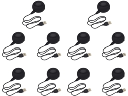 Mini Alto falante Portátil Recarregável para Viagens com Entrada Auxiliar. SFUSHOS (10 Unidades)