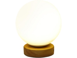 Luminária de mesa LED recarregável via USB, ideal para cabeceira, casa, mesa de trabalho, quarto e sala de estar.