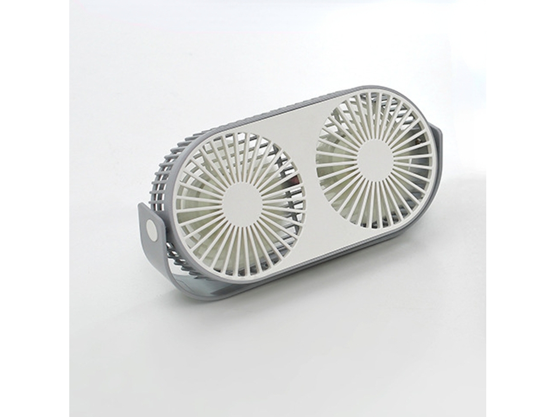 Ventilador RAMPOW de Mesa Recarregável + Luz Noturna 2000Mah