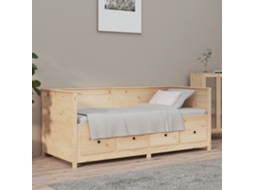 Vidaxl Sofá-cama Sem Colchão 90x190 Cm Madeira De Pinho Maciça