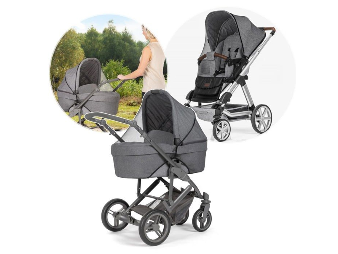 87021 Mosquiteiro universal para carrinhos esportivos, preto Reer