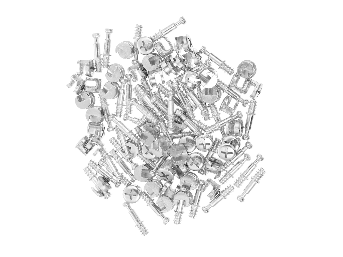 Conjunto De 50 Porcas Duplas Pré Inseridas Em Liga Zinco Garneck, Fáceis De Instalar, Kit De Ancoragem Alta Resistência