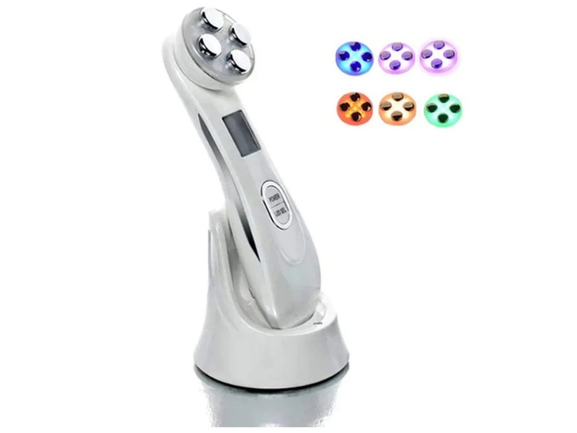 Instrumento De Beleza Yizhood Rf Ems Eletroporação Sem Agulha Antienvelhecimento Cuidados Faciais Branco