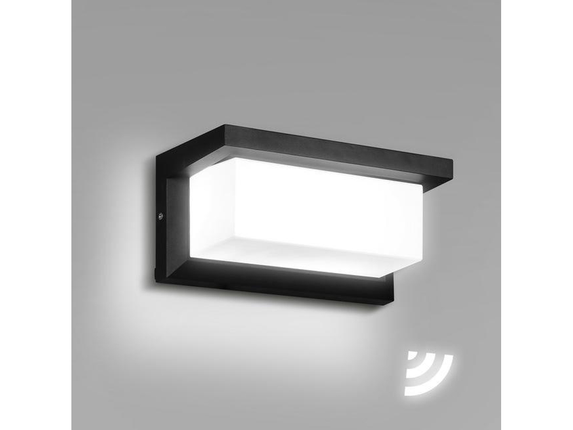 Luminária De Parede Com Sensor De Movimento,ip65 À Prova Dágua,led 18w Branco Frio Para Interior E Exterior Btforus