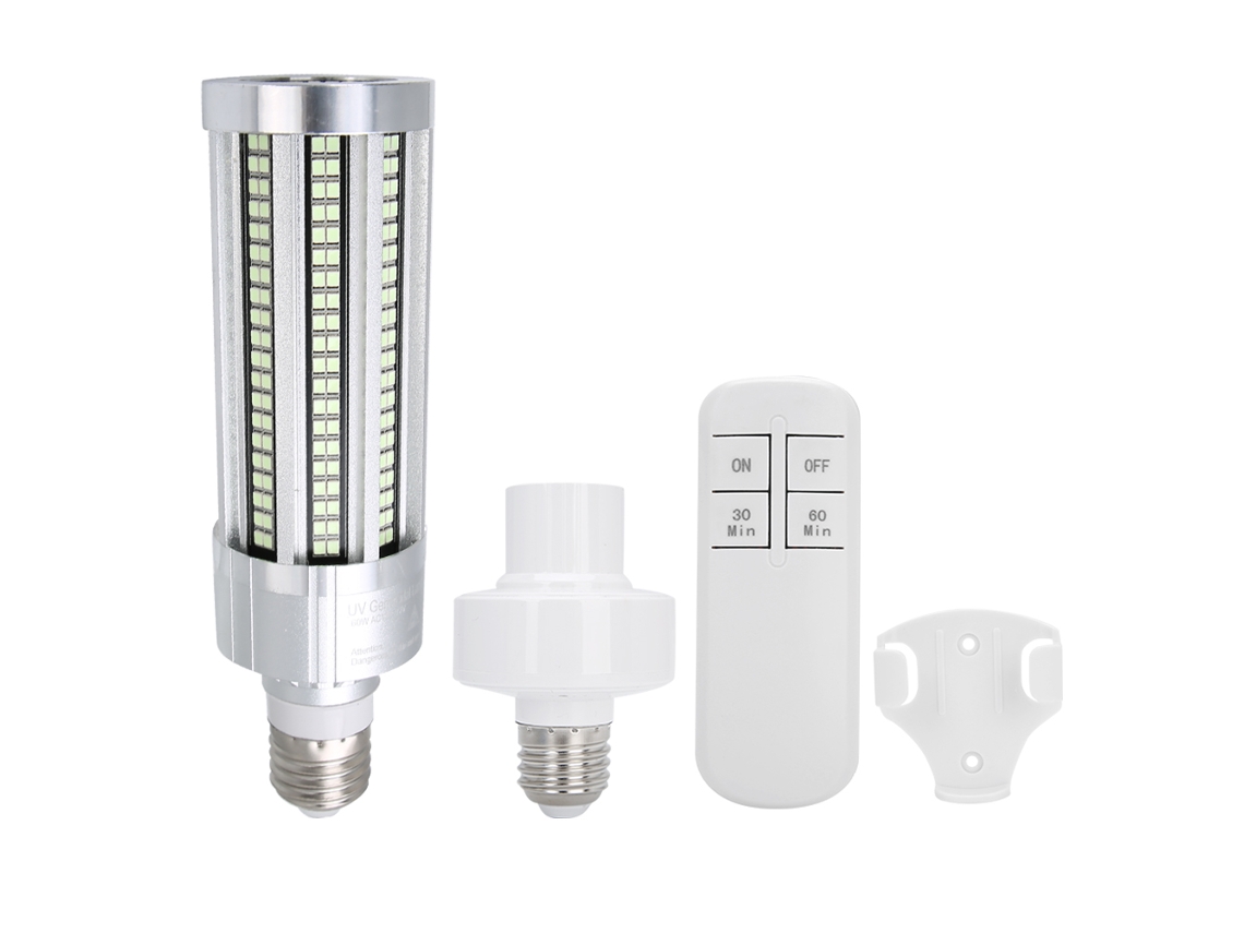 Lâmpada Germicida Led Uv Laxiscreed Para Esterilização Uvc Com Controlo Remoto Sem Fio