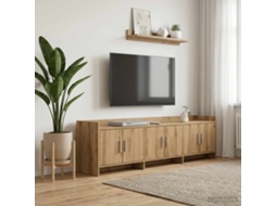 Vidaxl Gabinete Para Tv 168 X 33 X 47 Cm Carvalho Arttisan