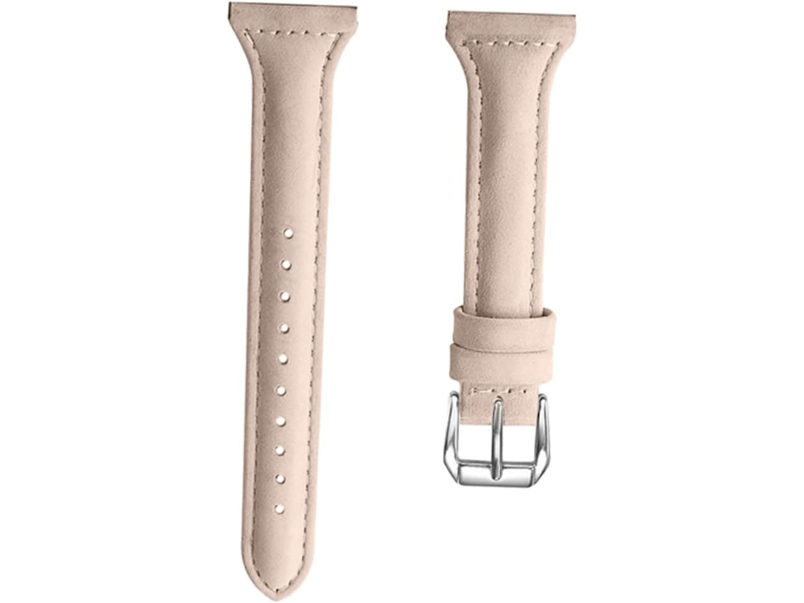 Pulseira De Couro Compatível Com Galaxy Watch, Cor Amêndoa Fosca, Durável E Fácil De Instalar. Gokoco