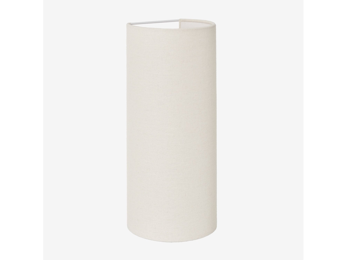 Sklum Aplique De Parede Em Linho Kiraz Linho           15 X ↑35 Cm             Linho Branco