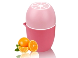 Espremedor De Limão Lechin: Frutas Cítricas Exclusivo Em Formato, Com Duas Opções De Prensagem Para Diferentes Frutas(rosa)