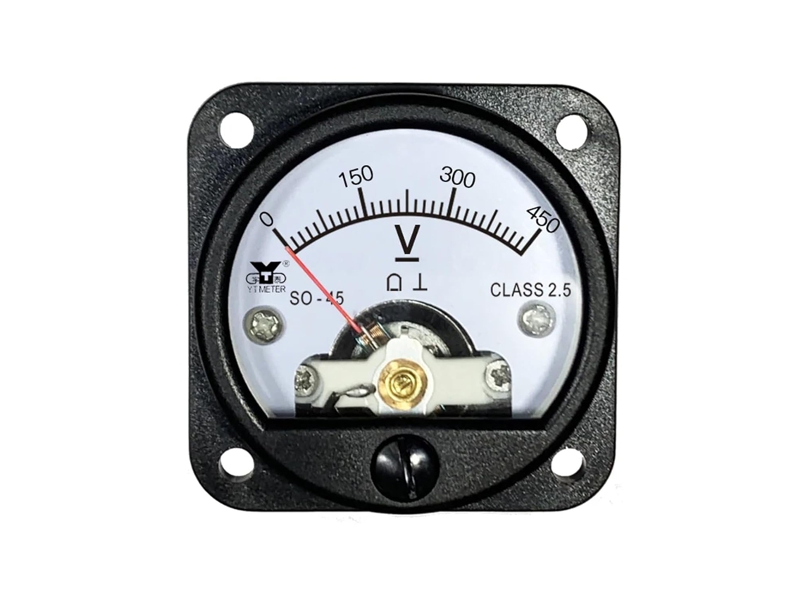 Voltímetro So45 Dc 5v 10v 15v 20v 30v 50v 75v 100v 150v 250v 300v