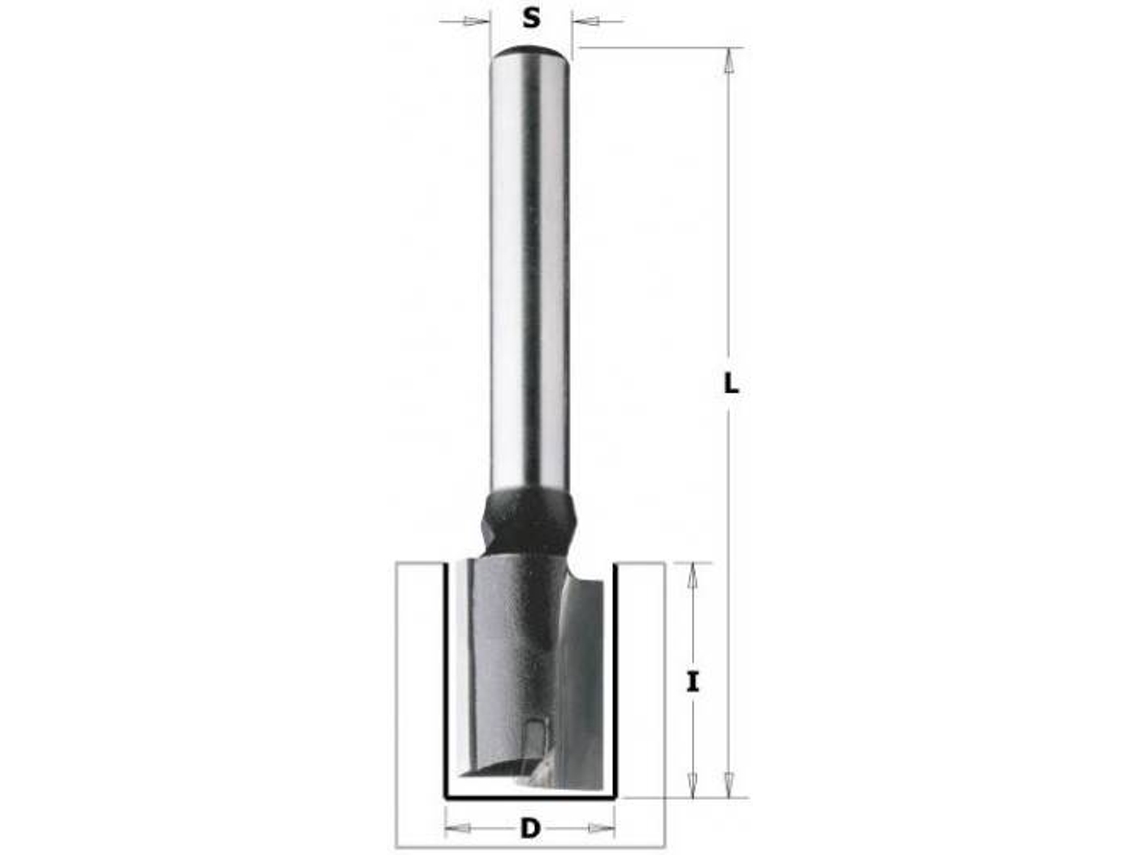 Fresa Reta CMT ORANGE TOOLS  S=8X50 Ø22X20X70 Contractor - K174-220
