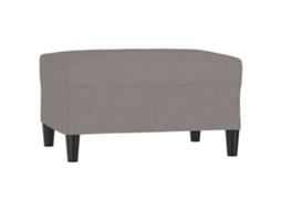 Footstool, Footstools Vidaxl Cinzento-acastanhado Tecido (70 X 55 X 41 Cm)
