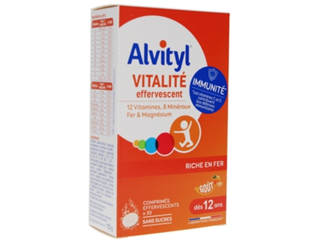 Vitalidade 30 comprimidos efervescentes ALVITYL