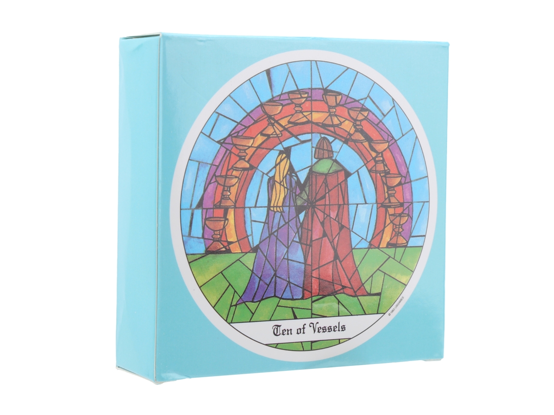 2026 baraja de Tarot Redonda para Adivinación Y Juegos de Mesa Versión En Inglés Interactiva