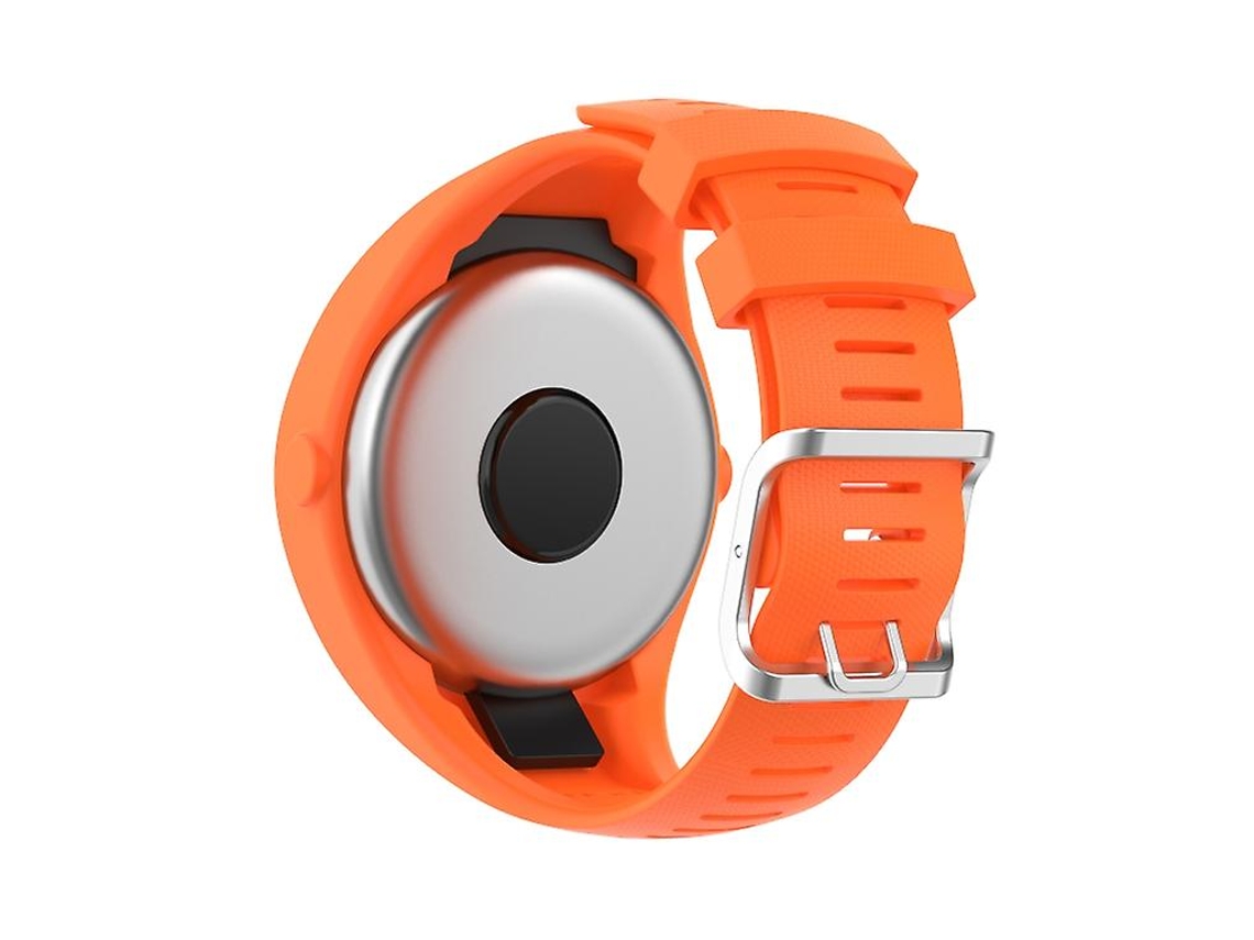 Bracelete de Smartwatch para Pulseira de Relógio de Silicone com Textura Polar M200 Tamanho Único Laranja VENISYMLIS
