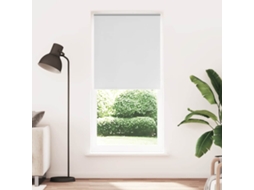 Vidaxl Cortina De Rolo Blackout 84,4x230 Cm, Largura Do Tecido 80 Cm, Branca